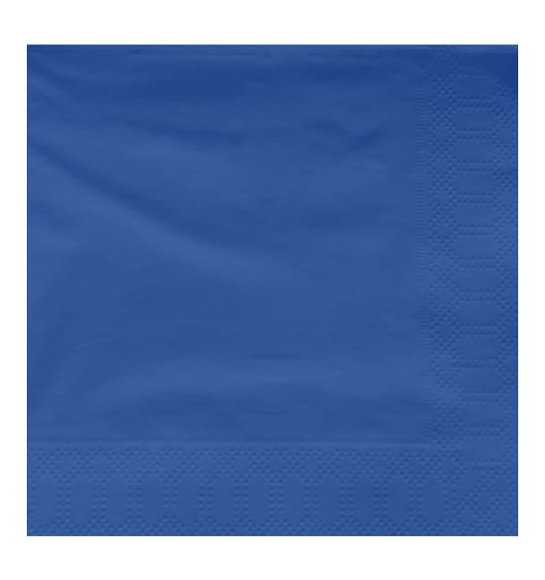 Servilleta Cenefa 40x40 Azul